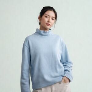 Whitefish Bay Minimalist Long Sleeve Top Womens Small Coastal Scandi Distressed